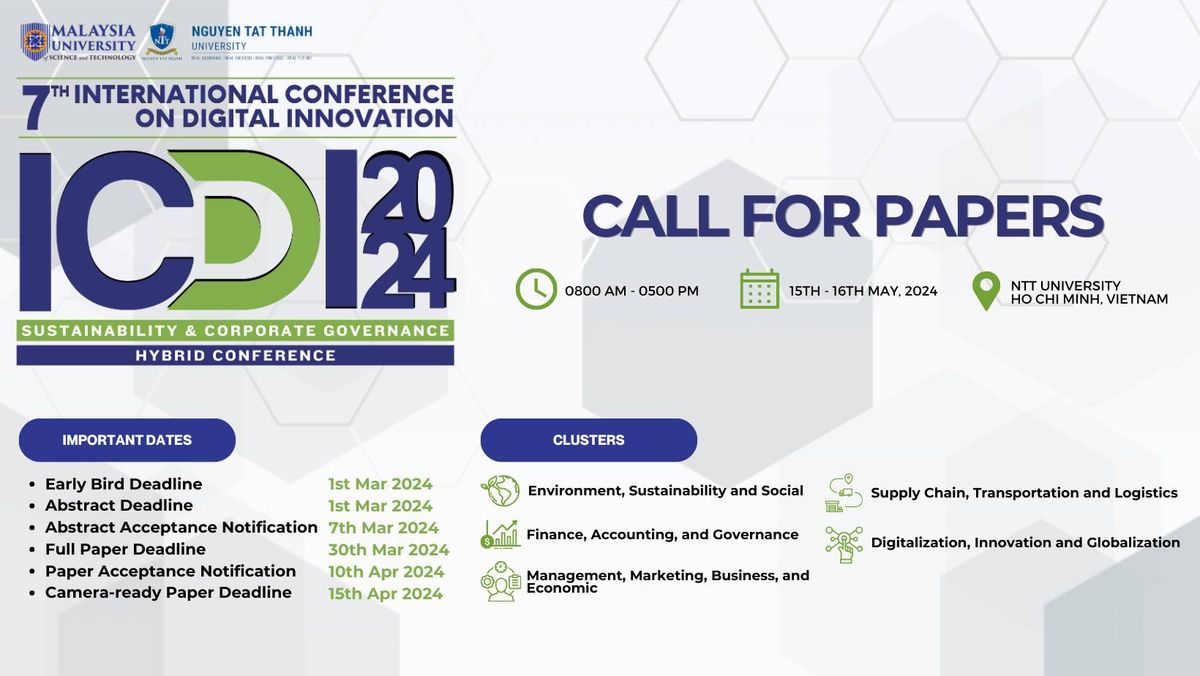 7th International Conference on Digital Innovation - Sustainability and Corporate Governance