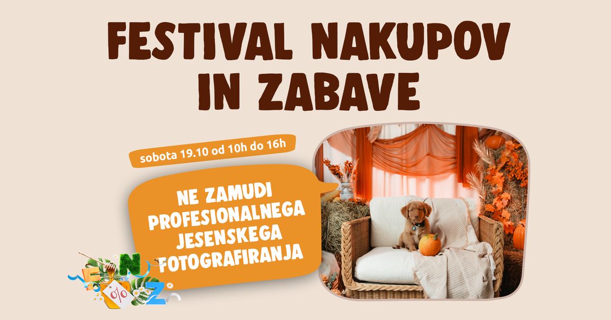 FESTIVAL NAKUPOV IN ZABAVE V BTC-JU