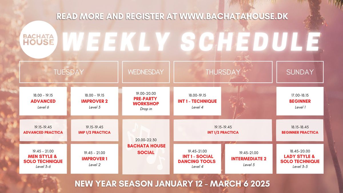 Bachata House New Year Season 2025 