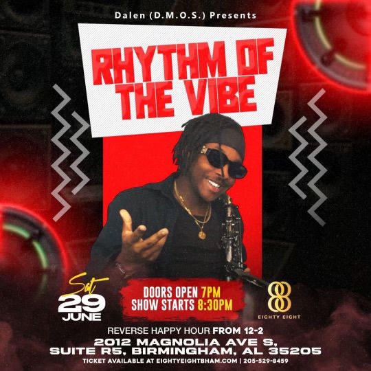 EightyEight Live Presents: Rhythm of the Vibe 