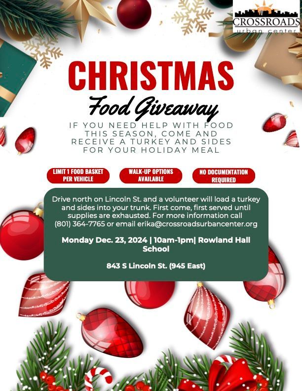 Christmas Food Giveaway