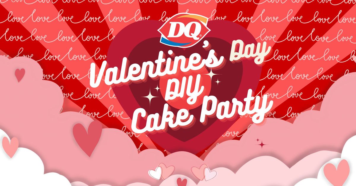 Valentine's Day DIY Cake Party