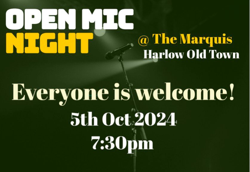 Open Mic Night @ The Marquis 