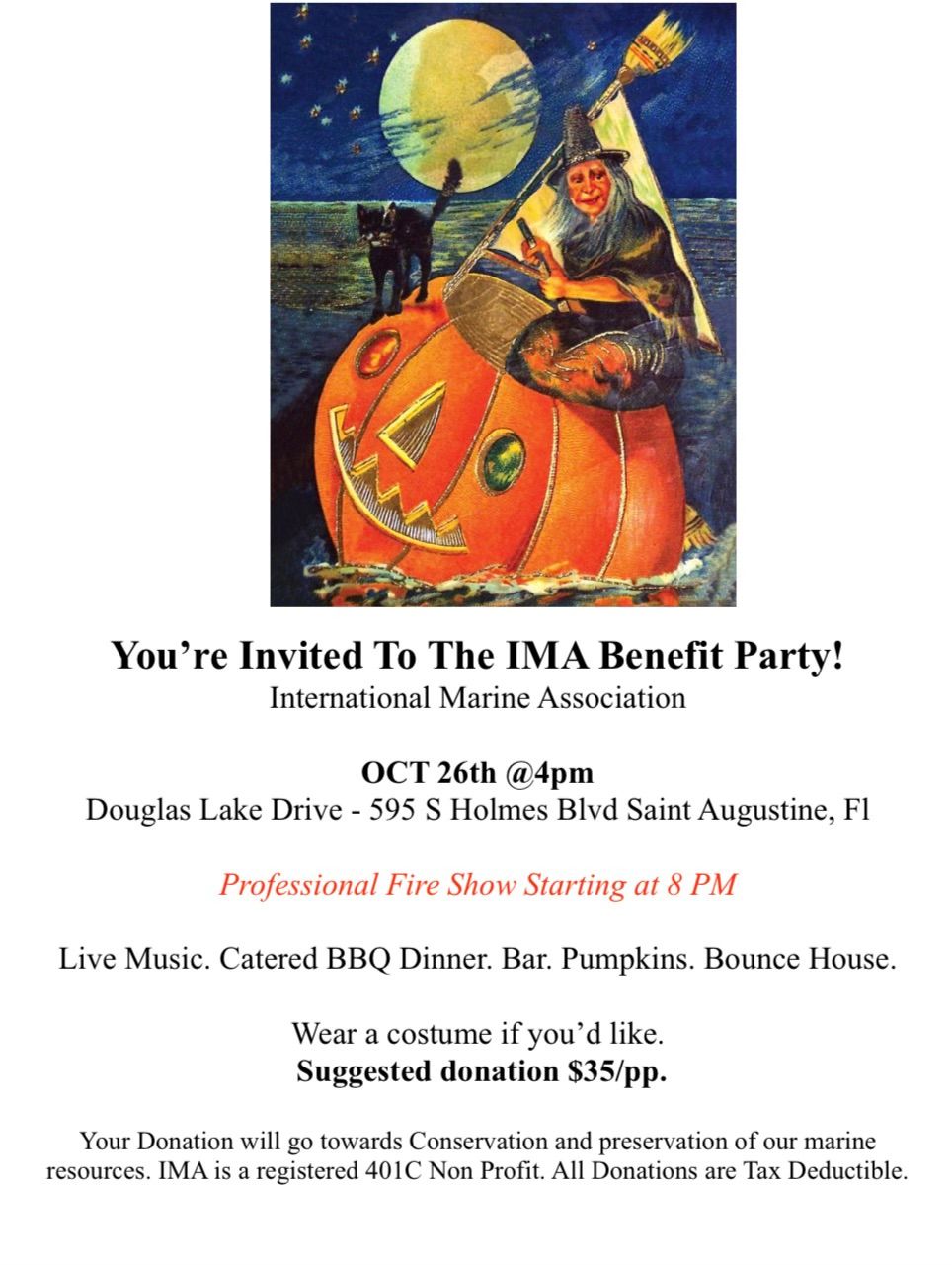 International Marine Association Benefit Party