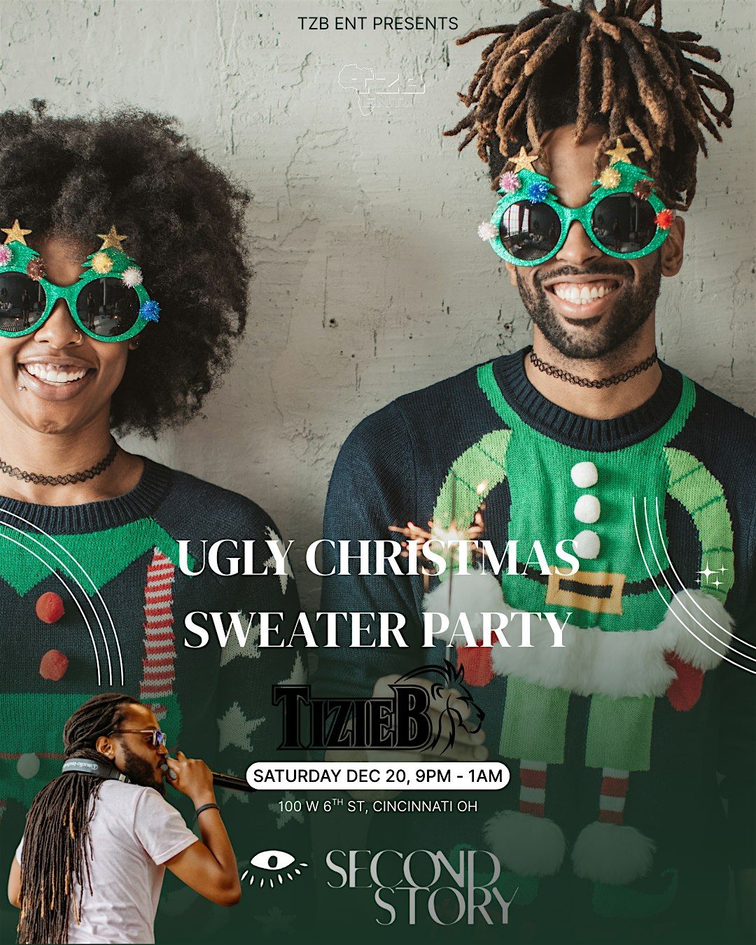 UGLY CHRISTMAS SWEATER PARTY at Second Story Bar