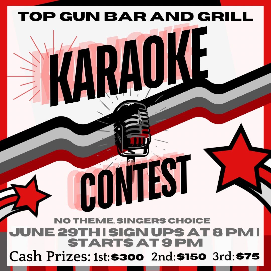 Karaoke Contest with Cash Prizes!?