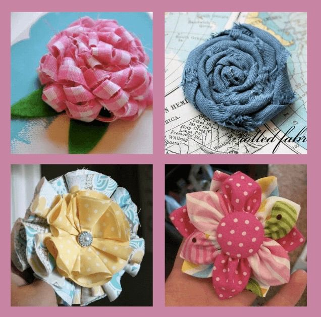 Fabric Flower Class with Basket Full of Posies