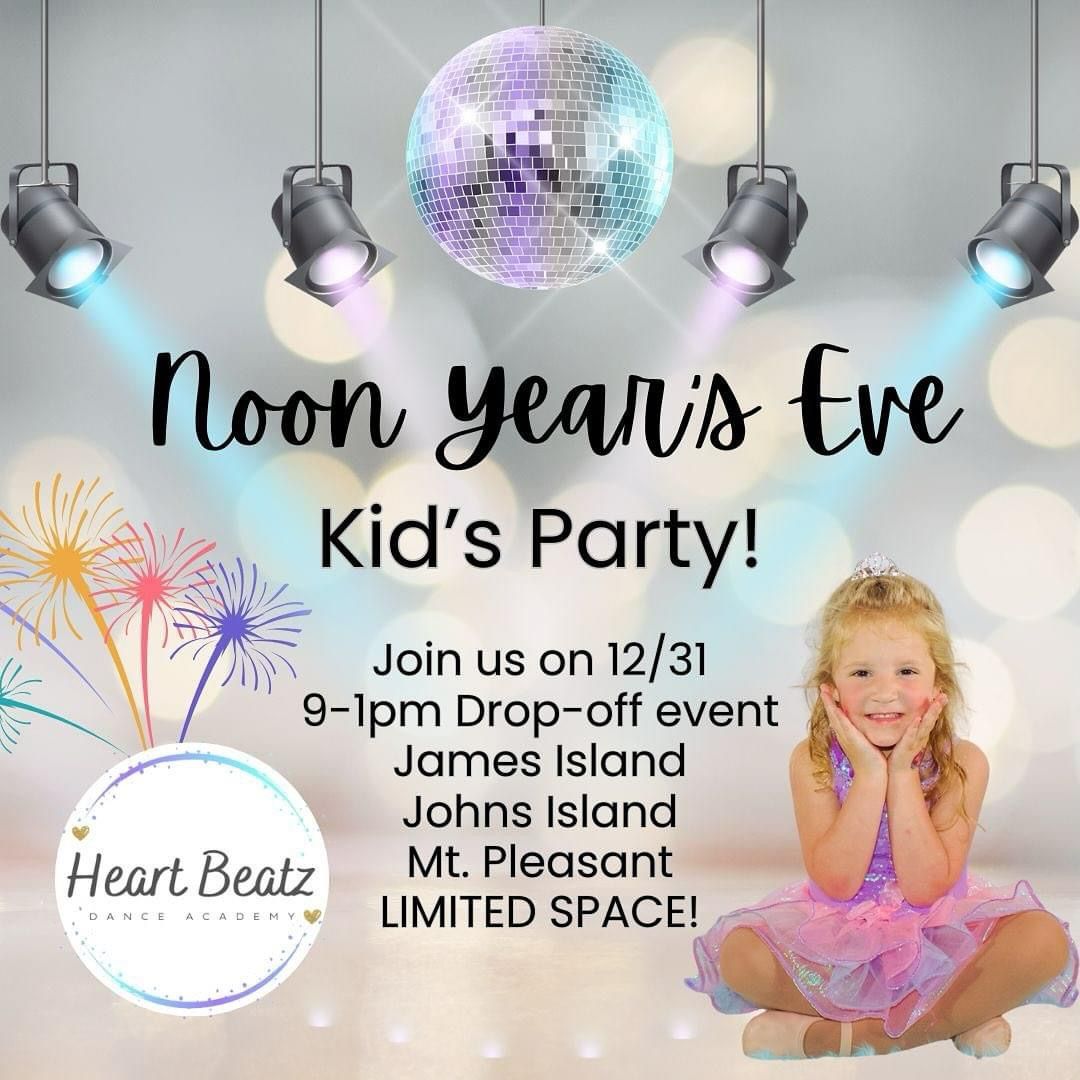 NOON YEAR\u2019S EVE KIDS PARTY!