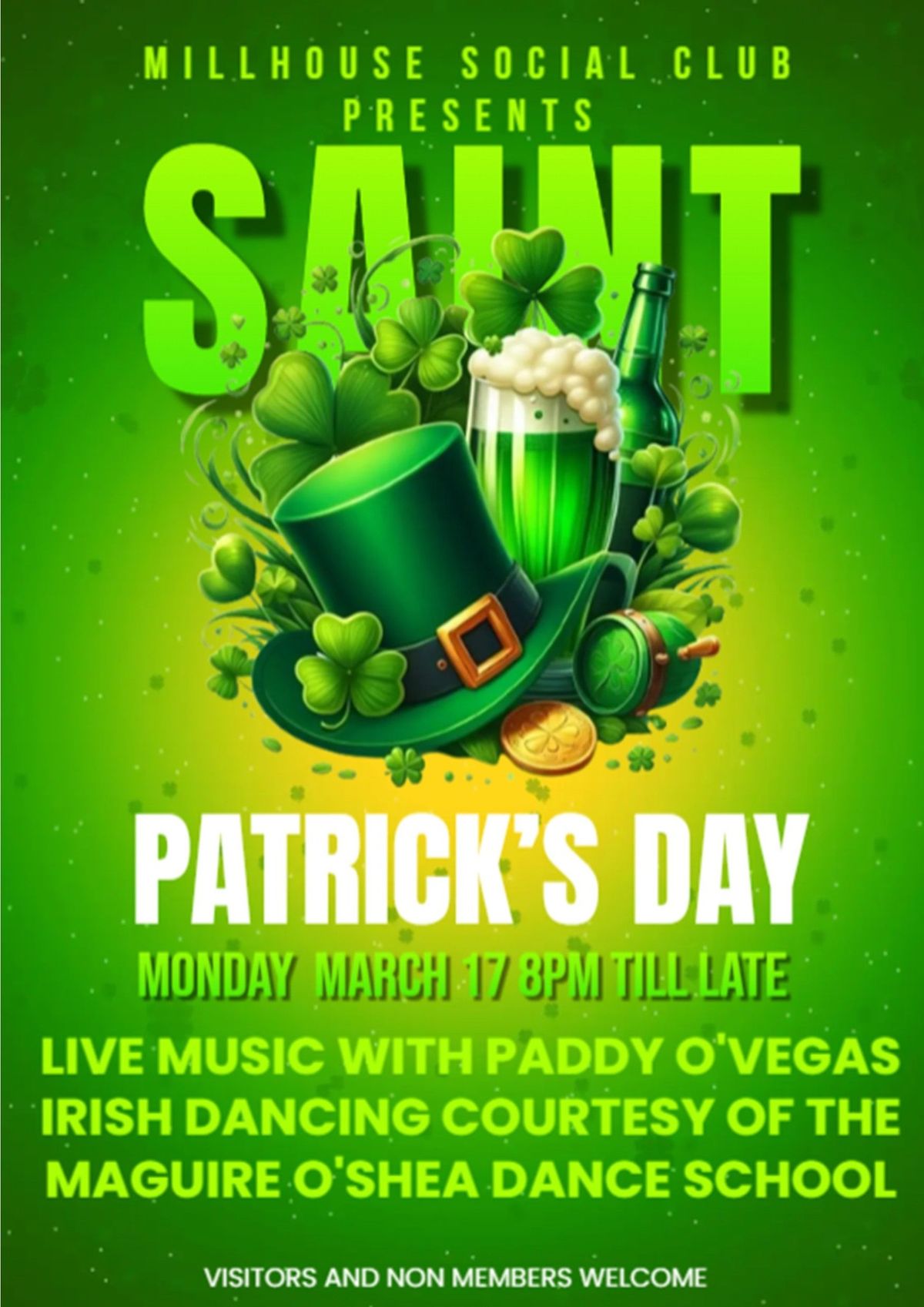 St Patrick's day at the Millhouse