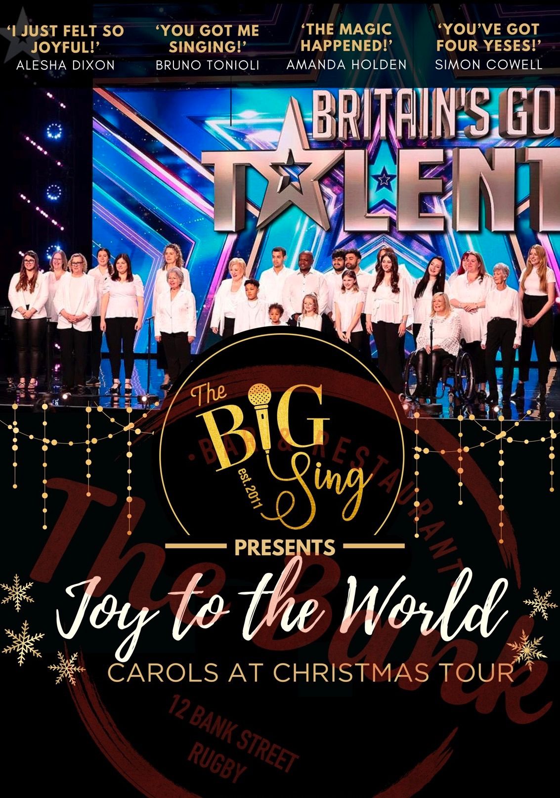 The Big Sing Choir Christmas Tour