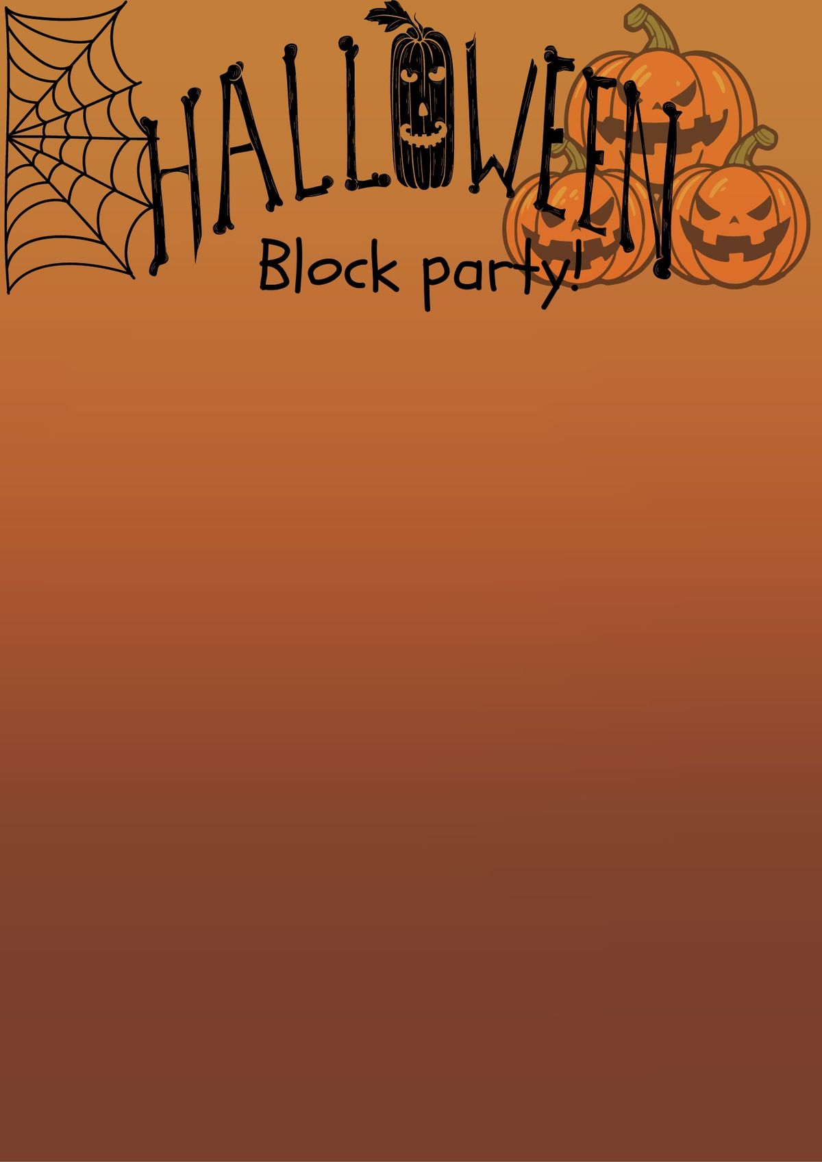 Halloween Block Party!