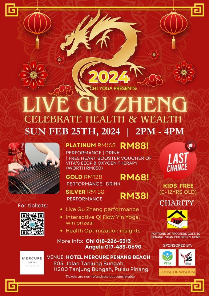 2024 CNY LIVE GU ZHENG CHARITY EVENT FOR PENANG SHAN'S CHILDREN HOME