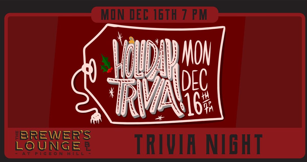 Trivia Night: Holidays