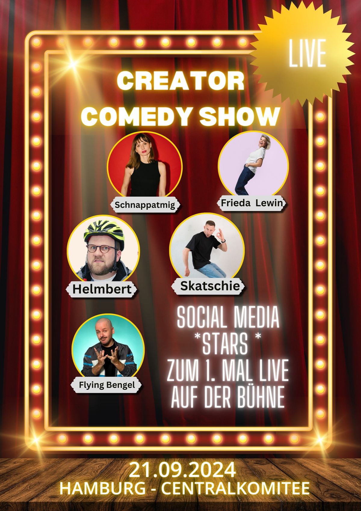 CREATOR COMEDY SHOW 