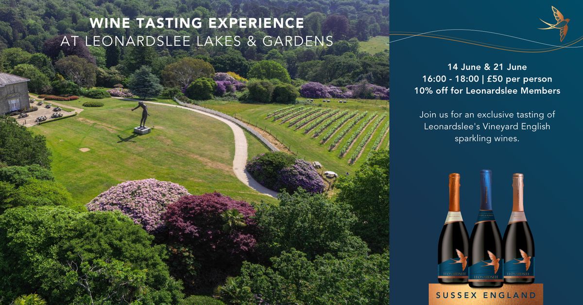Wine Tasting Experience at Leonardslee Lakes & Gardens