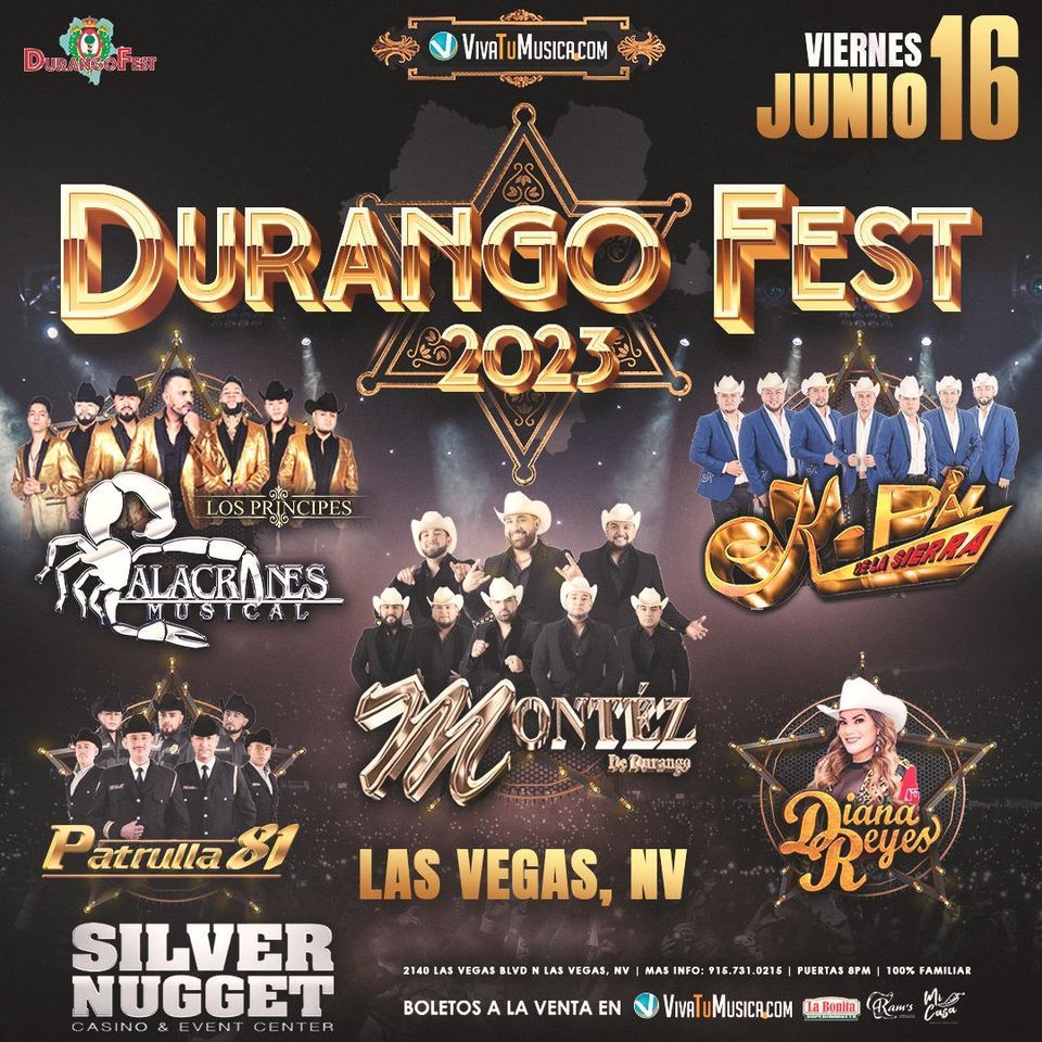 Durango Fest 2023 Silver Nugget Event Center Las Vegas, Silver