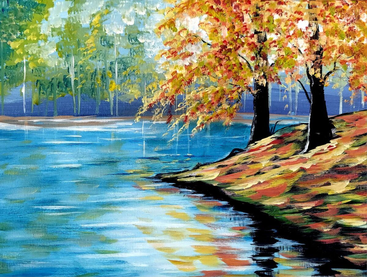 "Changing Seasons" In Person Paint Night Event Wednesday 7:00 pm. in Bellevue