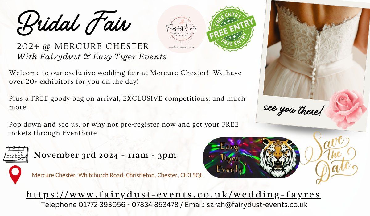 Wedding Fayre @ Mercure Chester 