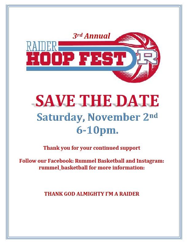 3rd Annual Raider Hoop Fest