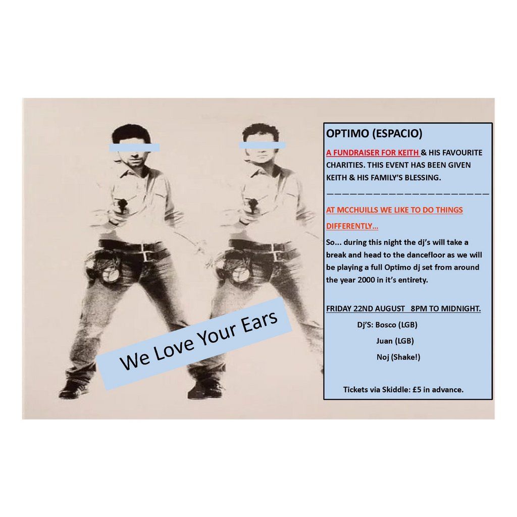 A Fundraiser for Keith (Optimo)