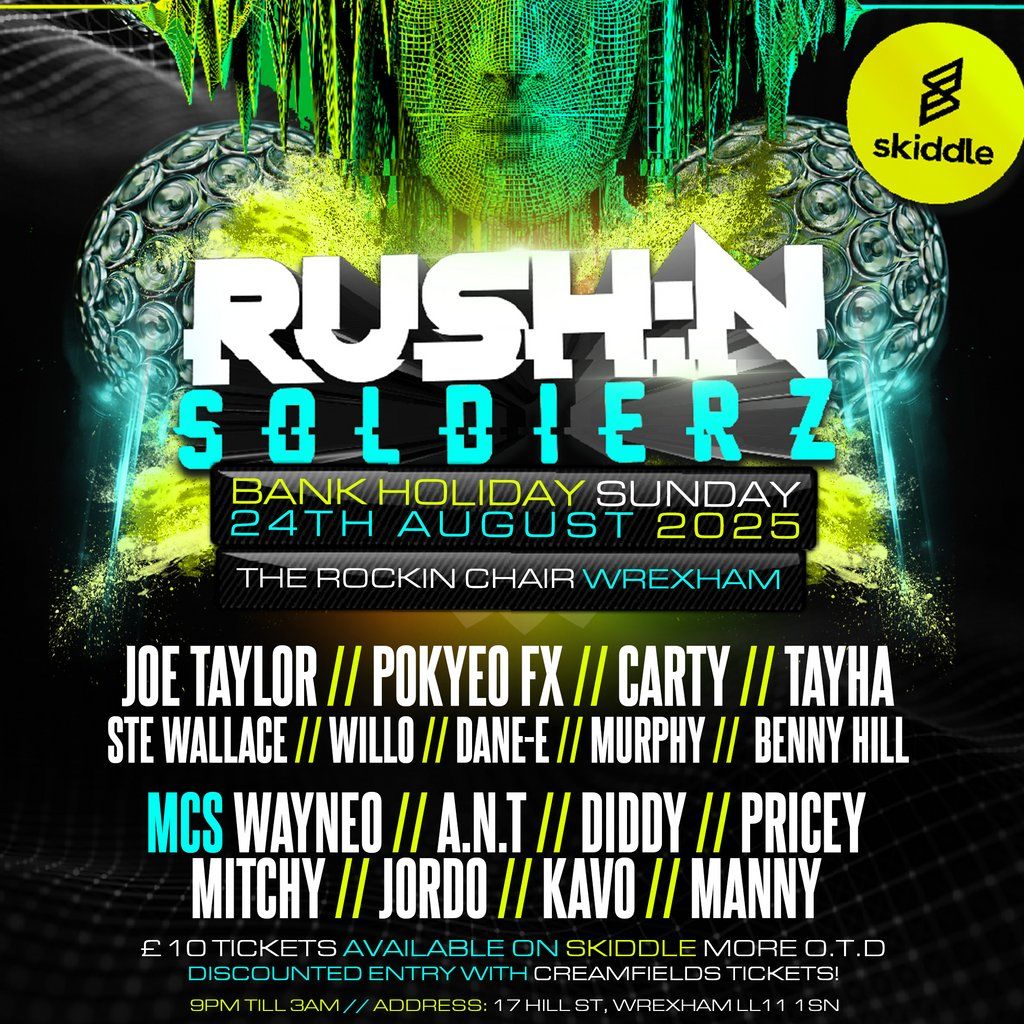 Rush:N Soldierz @ The Rockin Chair, Wrexham