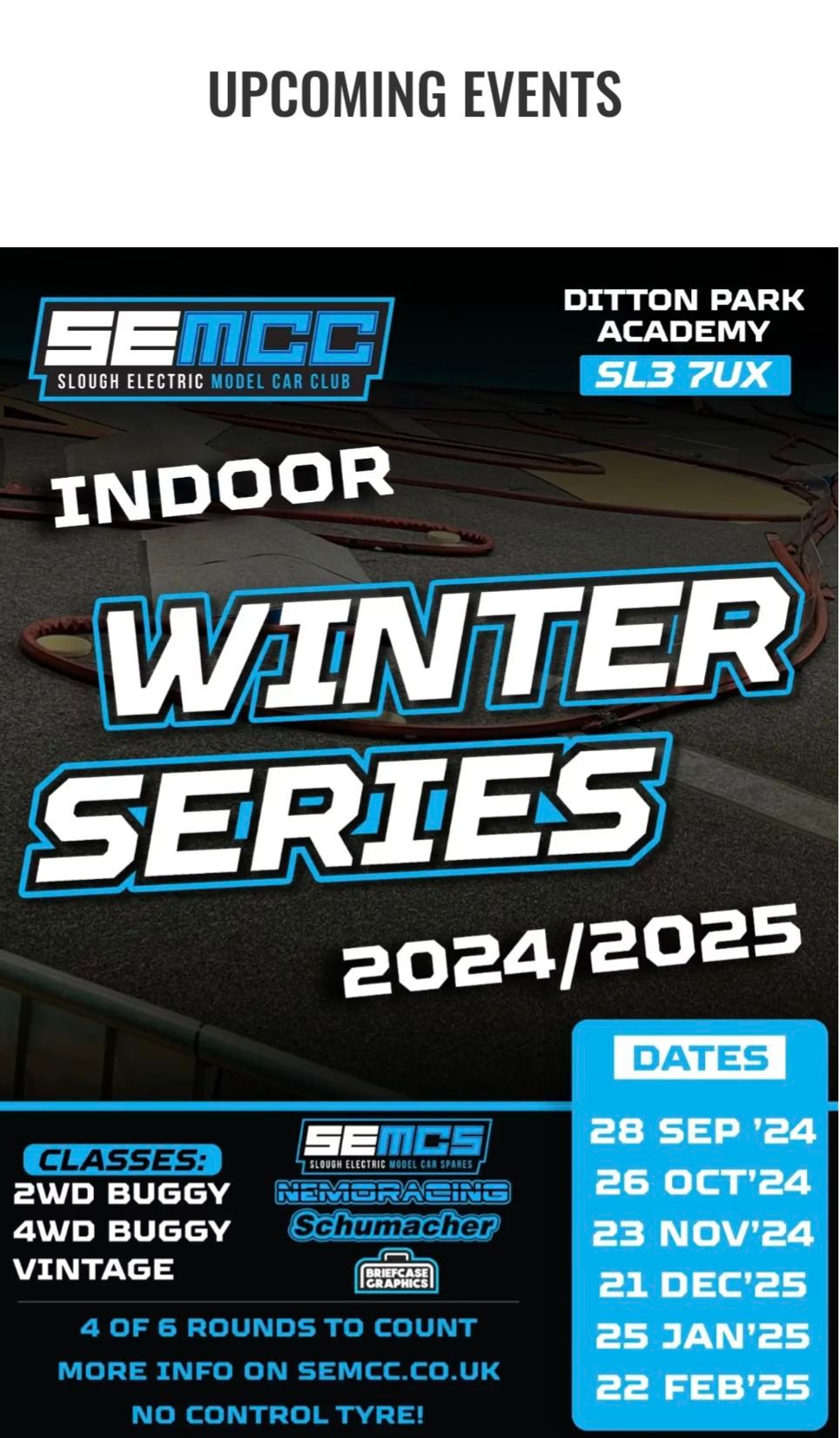 Winter Series Round 3 (23rd November 2024)