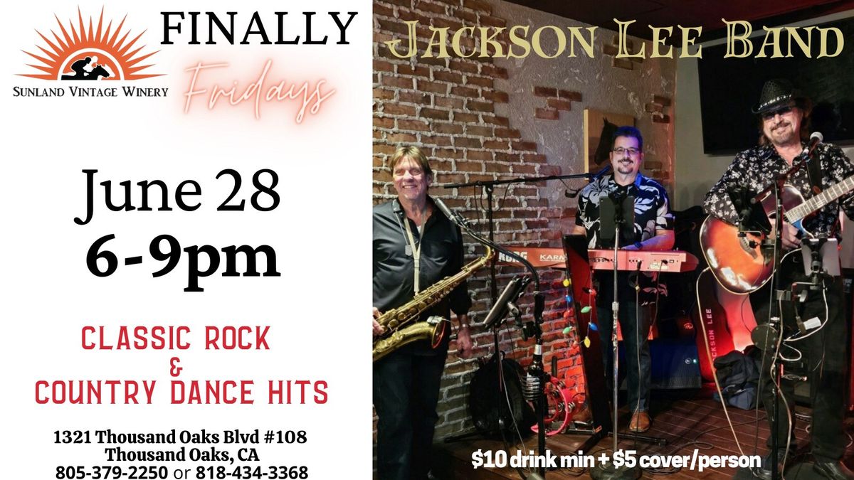 FINALLY FRIDAY with the Jackson Lee Band