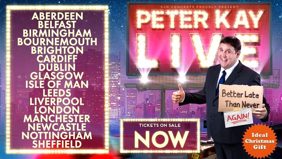 Peter Kay Manchester Tickets