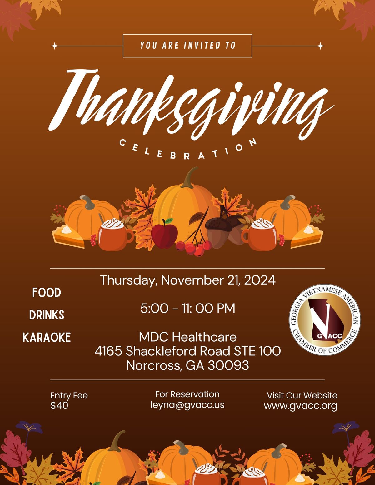 GVACC Thanksgiving Celebration 2024