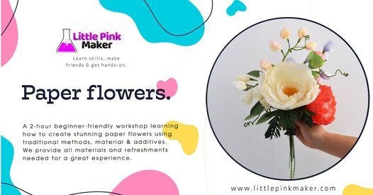 Paper flowers - International friend day! - Bring your bestie.