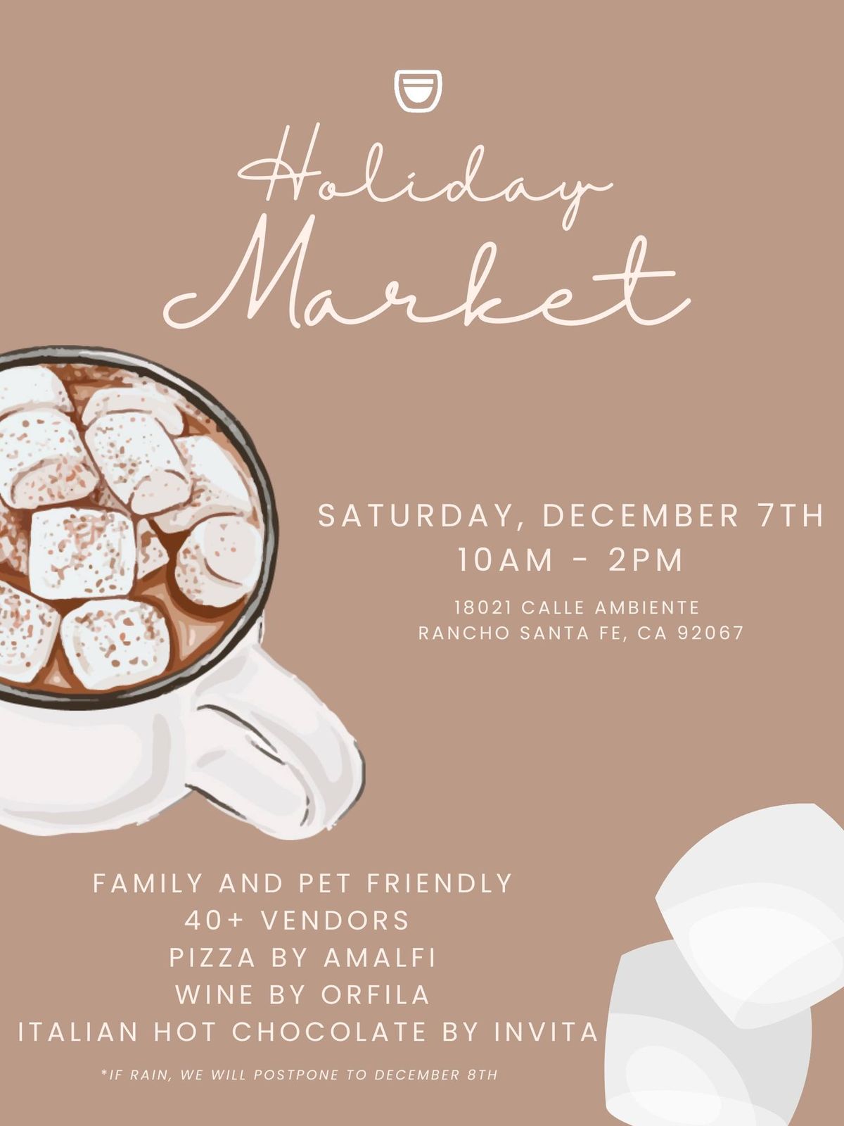 Invita Cafe Holiday Market 