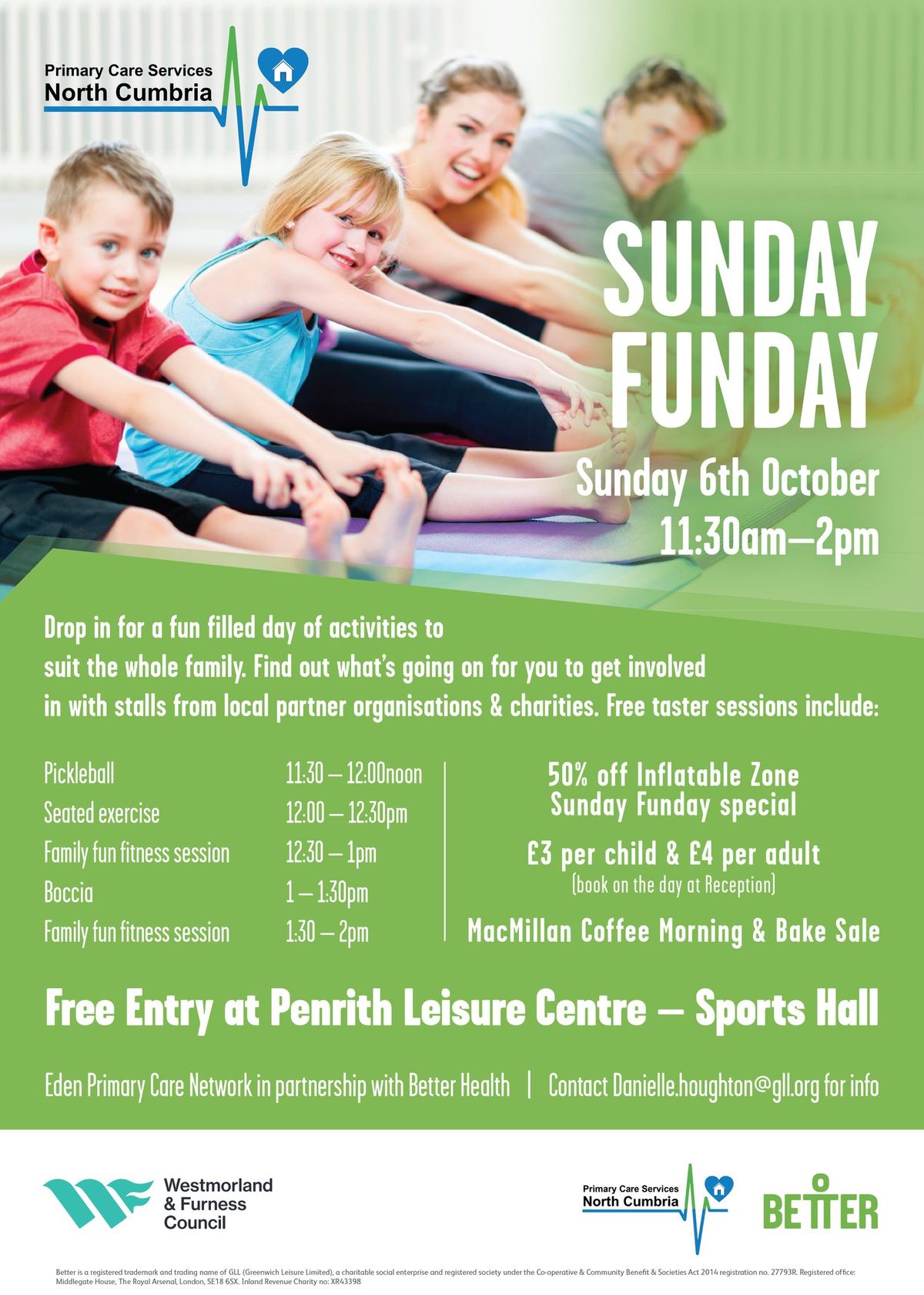 Sunday Funday at Penrith Leisure Centre