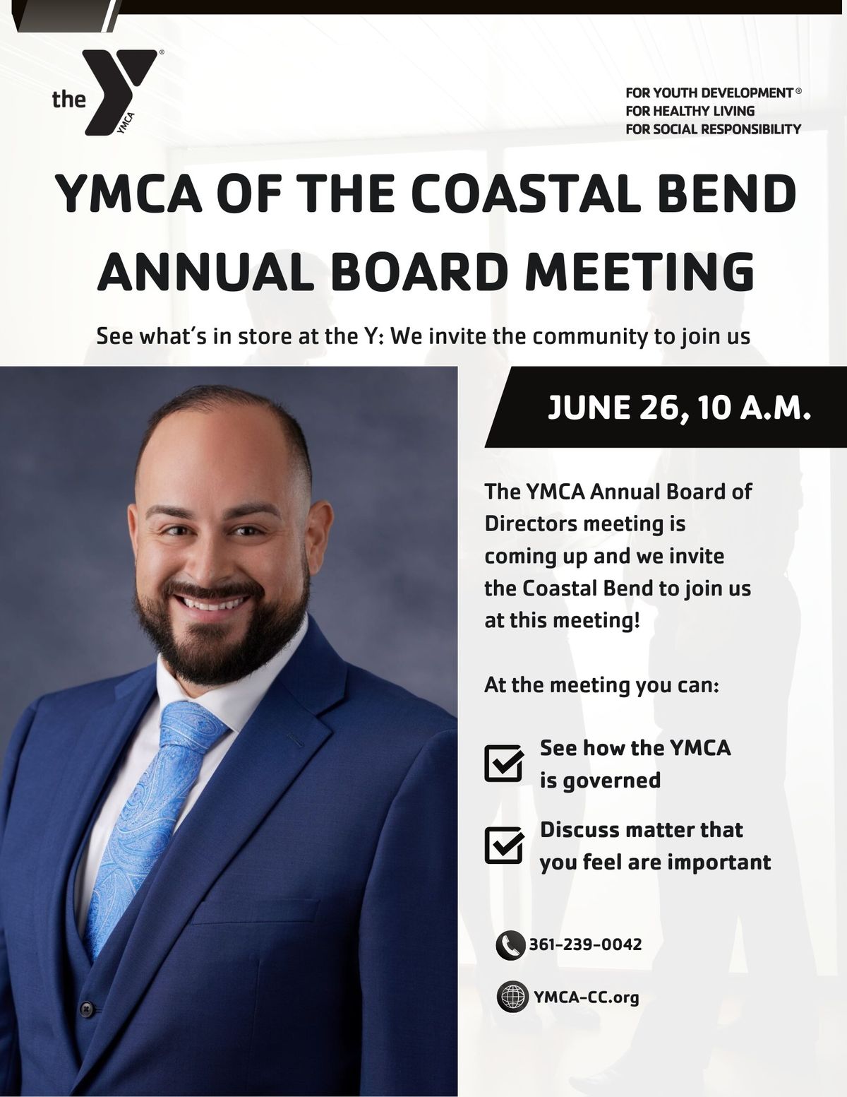 YMCA of the Coastal Bend Annual Board Meeting