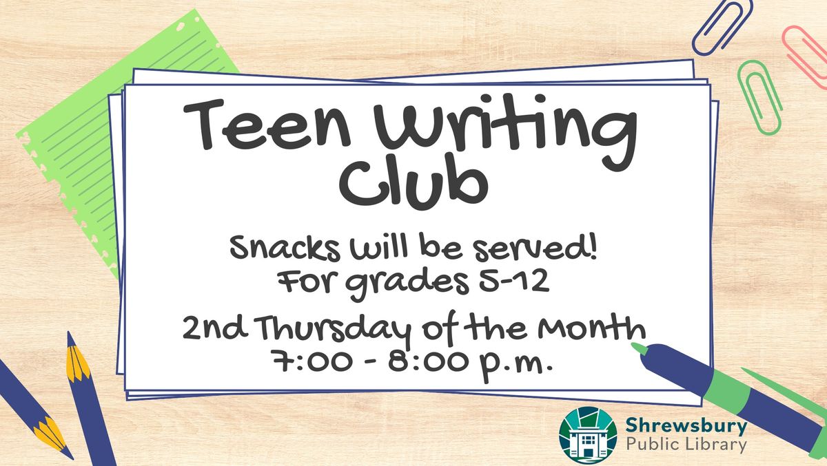 Teen Writing Club