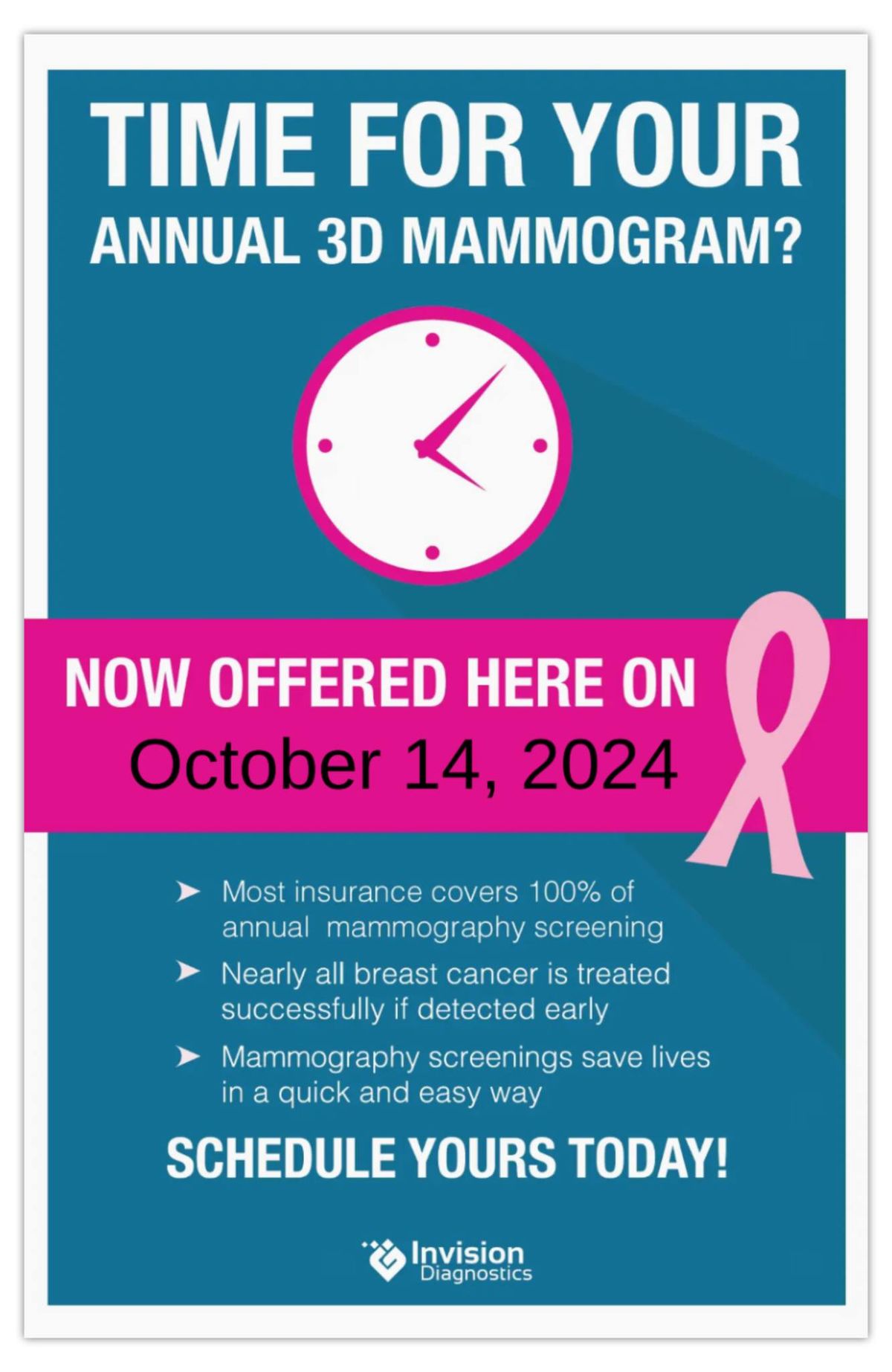 3D MAMMOGRAMS at Lakeshore Women's