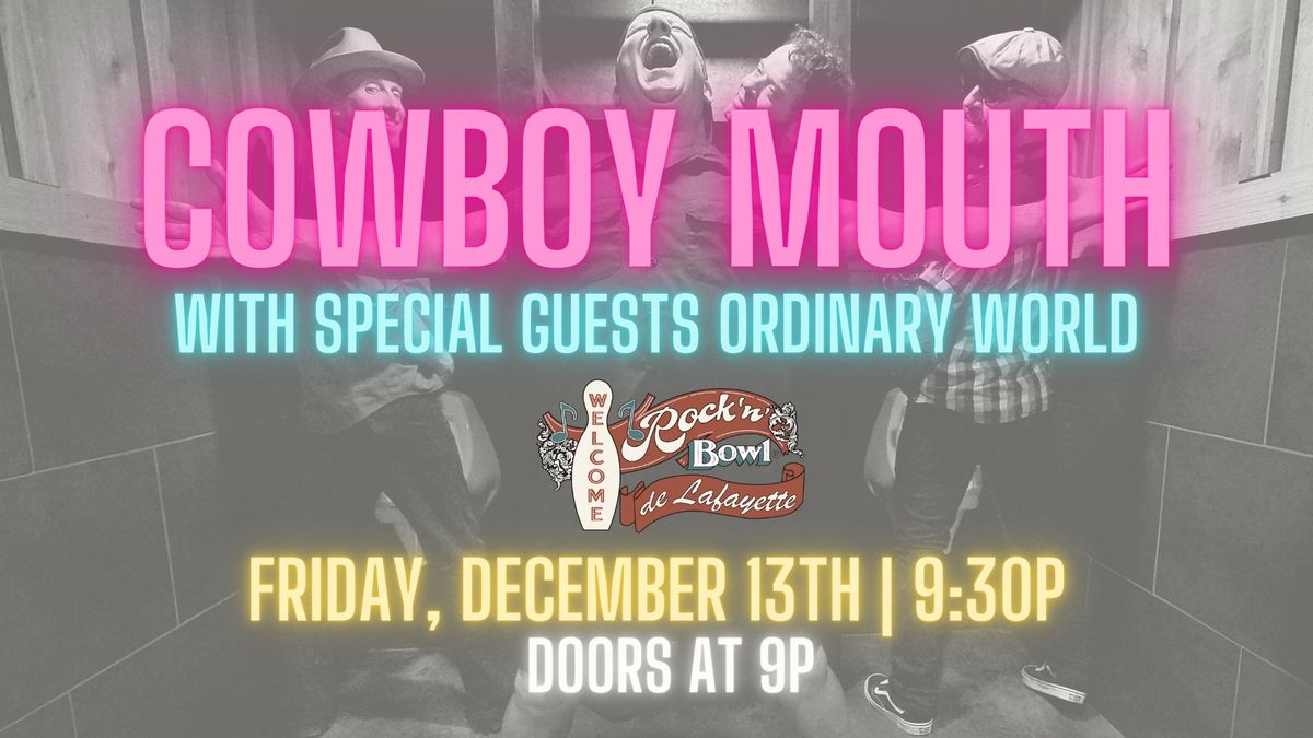 Cowboy Mouth plus Ordinary World | Rock'n'Bowl\u00ae de Lafayette