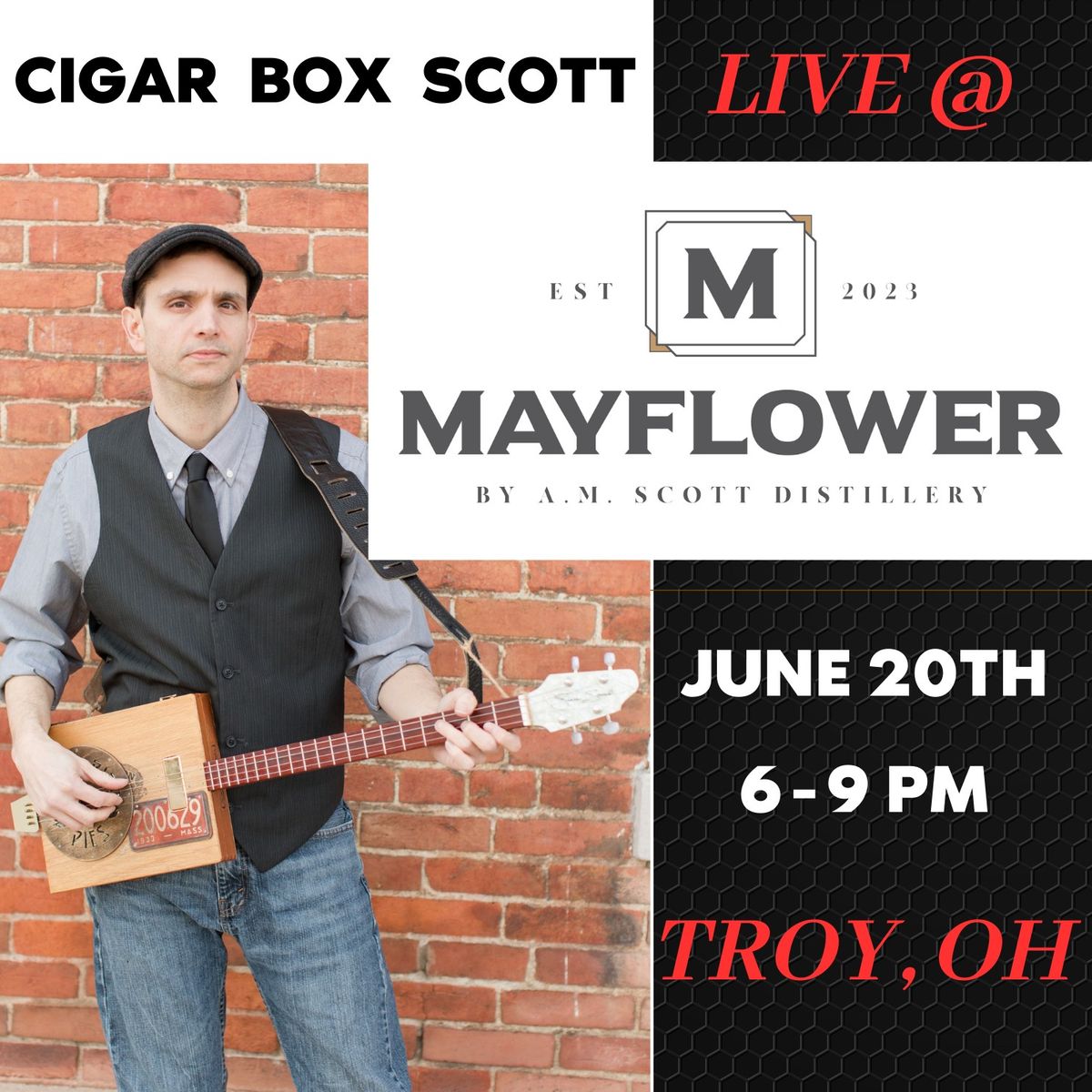 Cigar Box Scott at The Mayflower by AM Scott Distillery