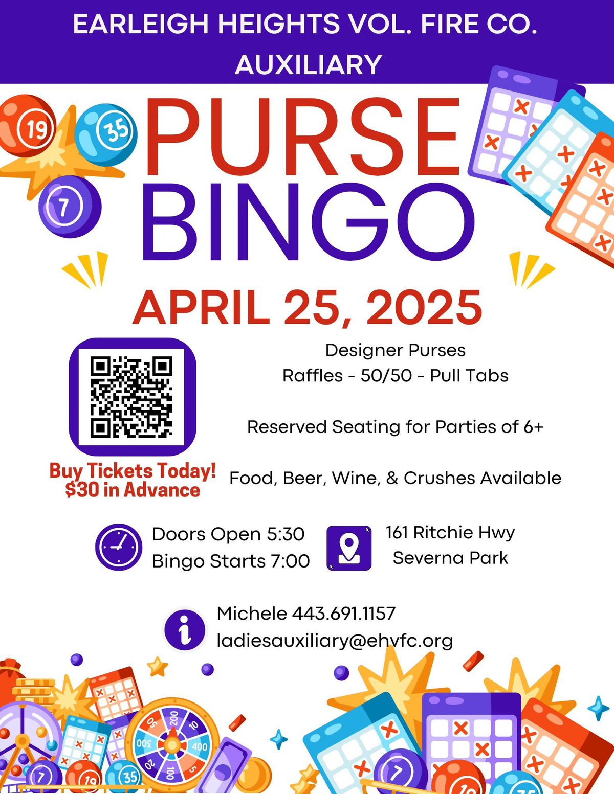 **Designer Purse Bingo**