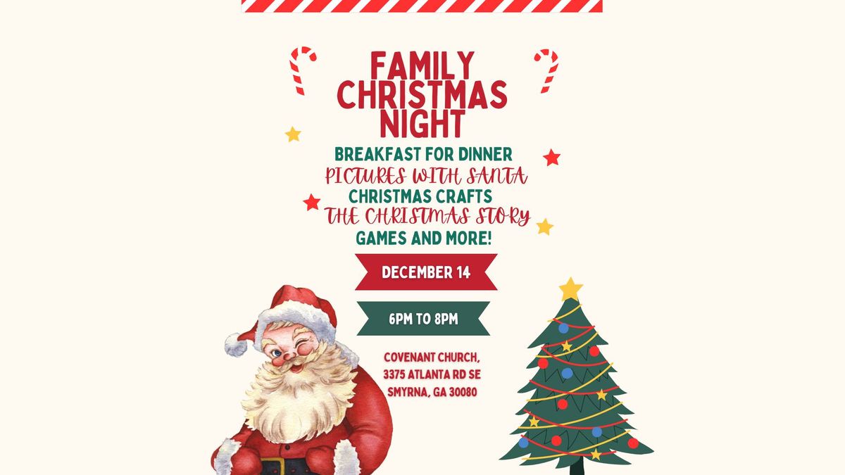 Breakfast with Santa Family Christmas Night