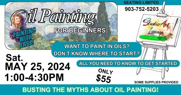 Oil Painting for Beginners w Deborah Setser Only $55