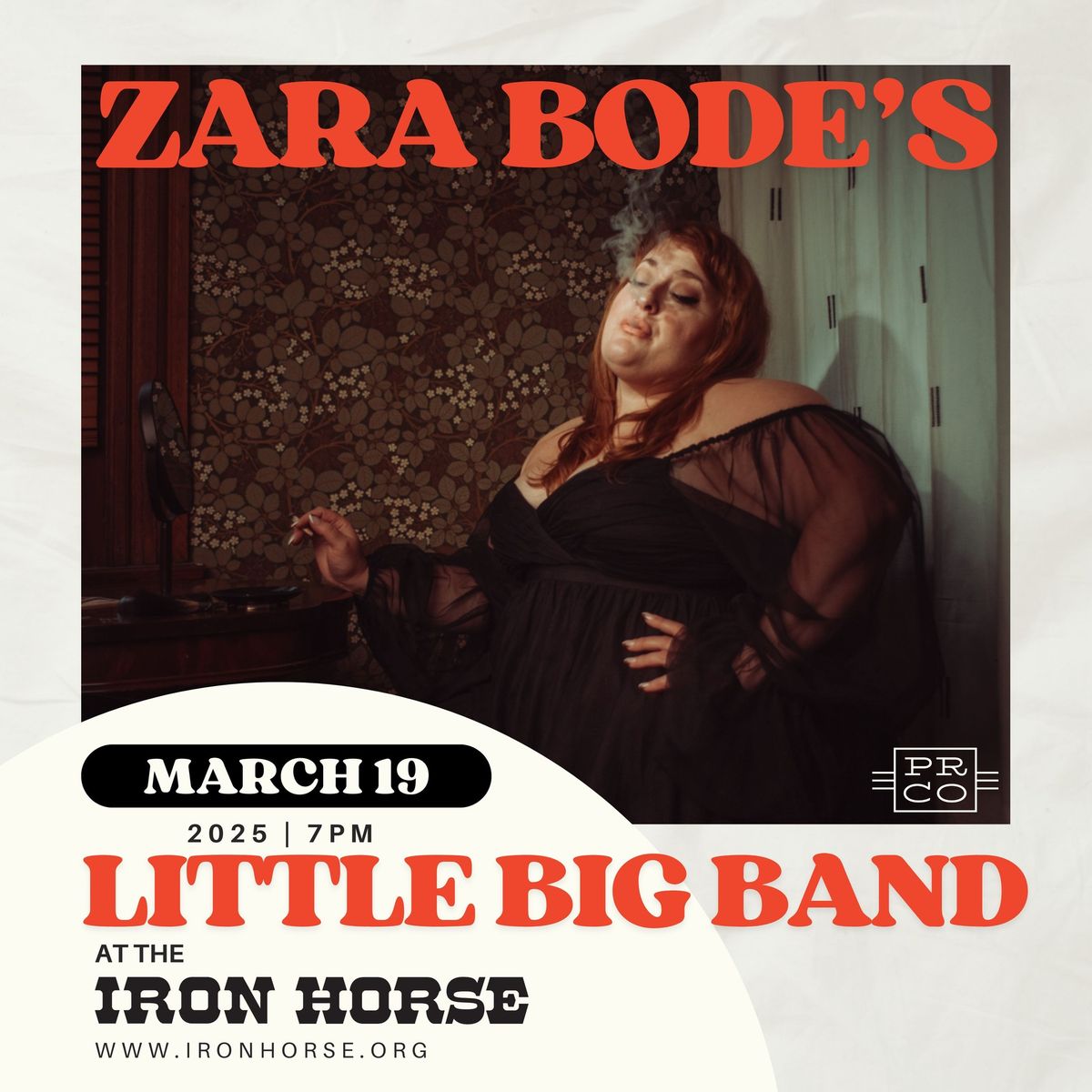 Zara Bode's Little Big Band at The Iron Horse