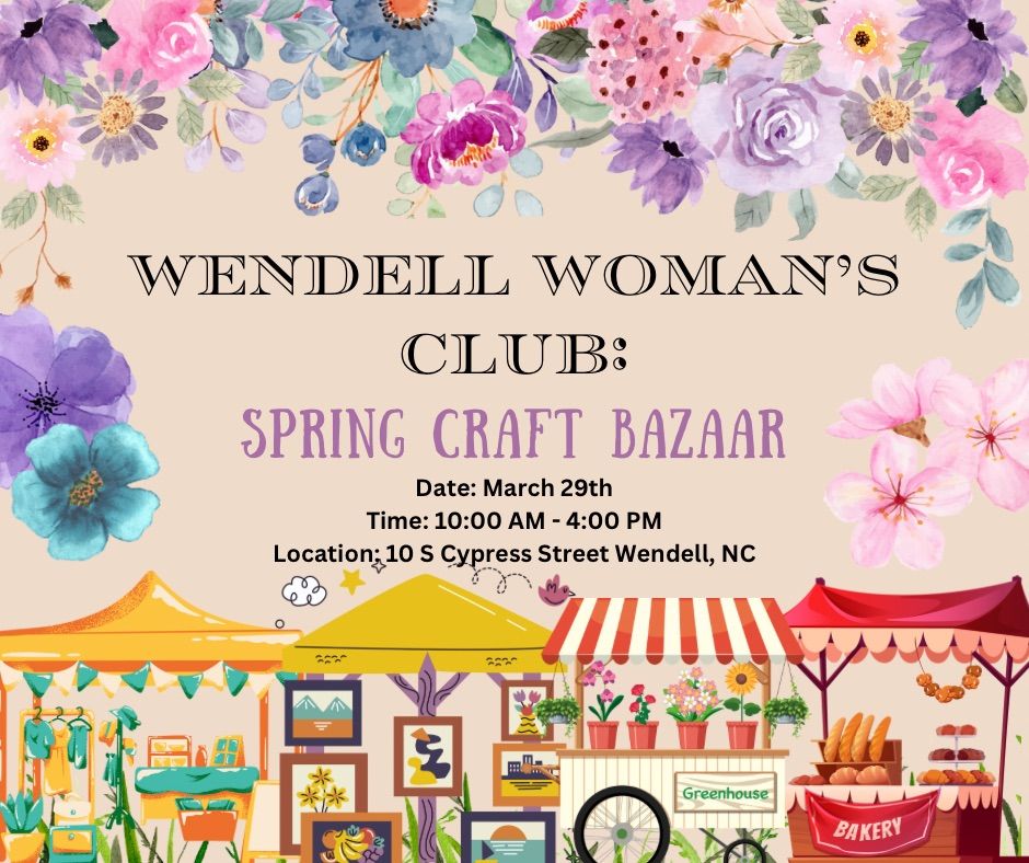 Wendell Woman\u2019s Club Spring Craft Bazaar 