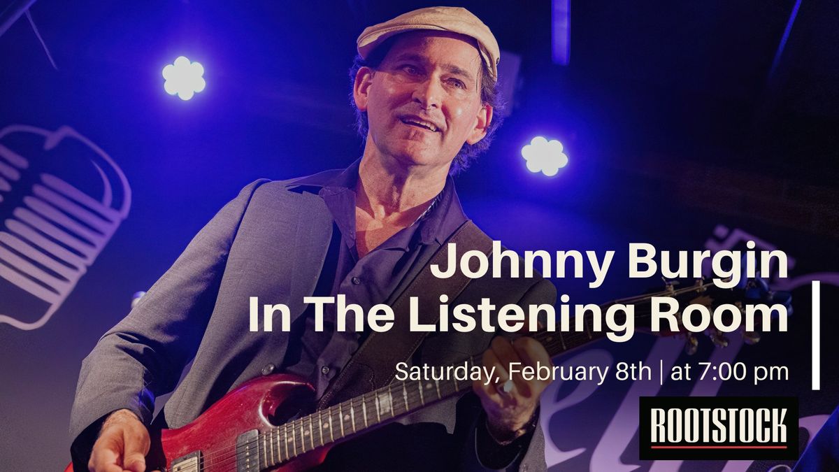 Chicago Blues Legend Johnny Burgin In The Listening Room