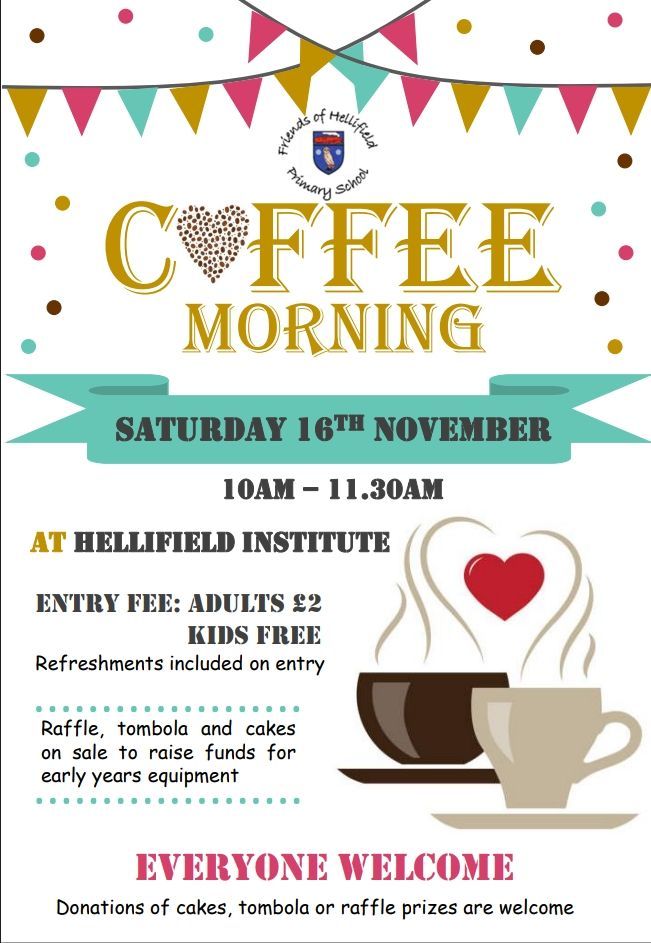 Friends of Hellifield school coffee morning 