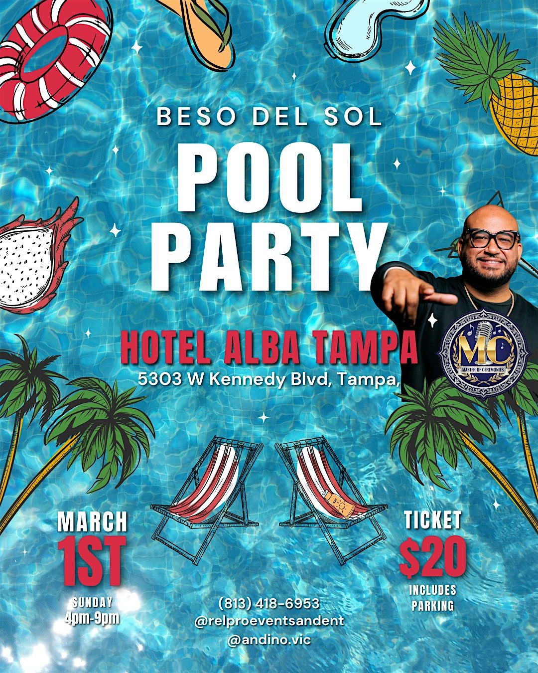The NEW Beso del Sol: Tampa Bay's Premium Latin Dance Pool Party!