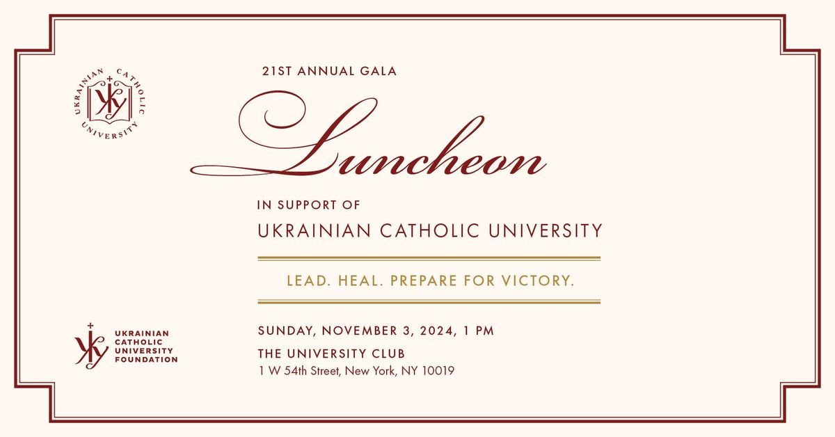 New York City 21st Annual Luncheon to Benefit UCU