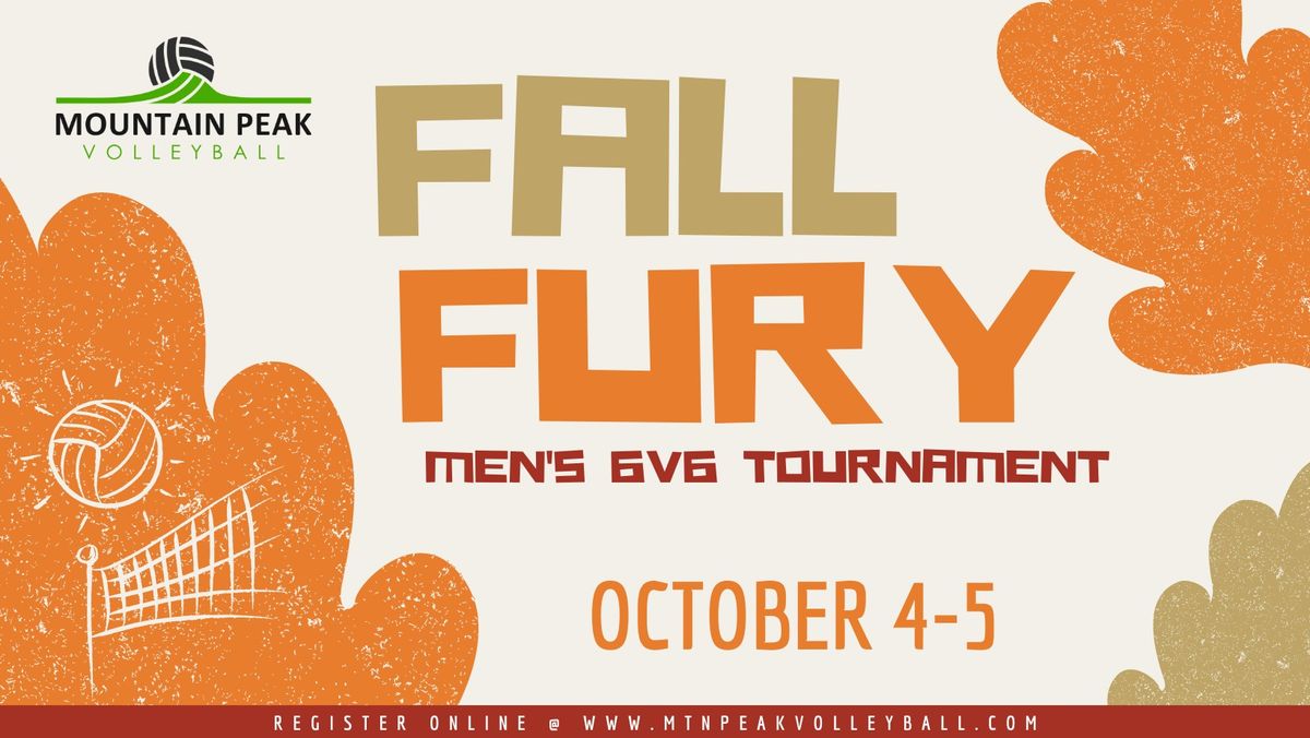 Fall Fury - Men's 6v6 Volleyball Tournament