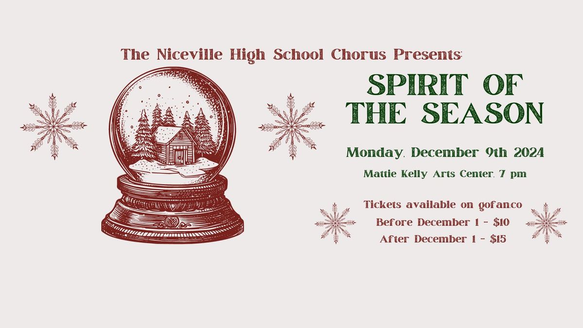 Niceville High School Chorus Holiday Concert