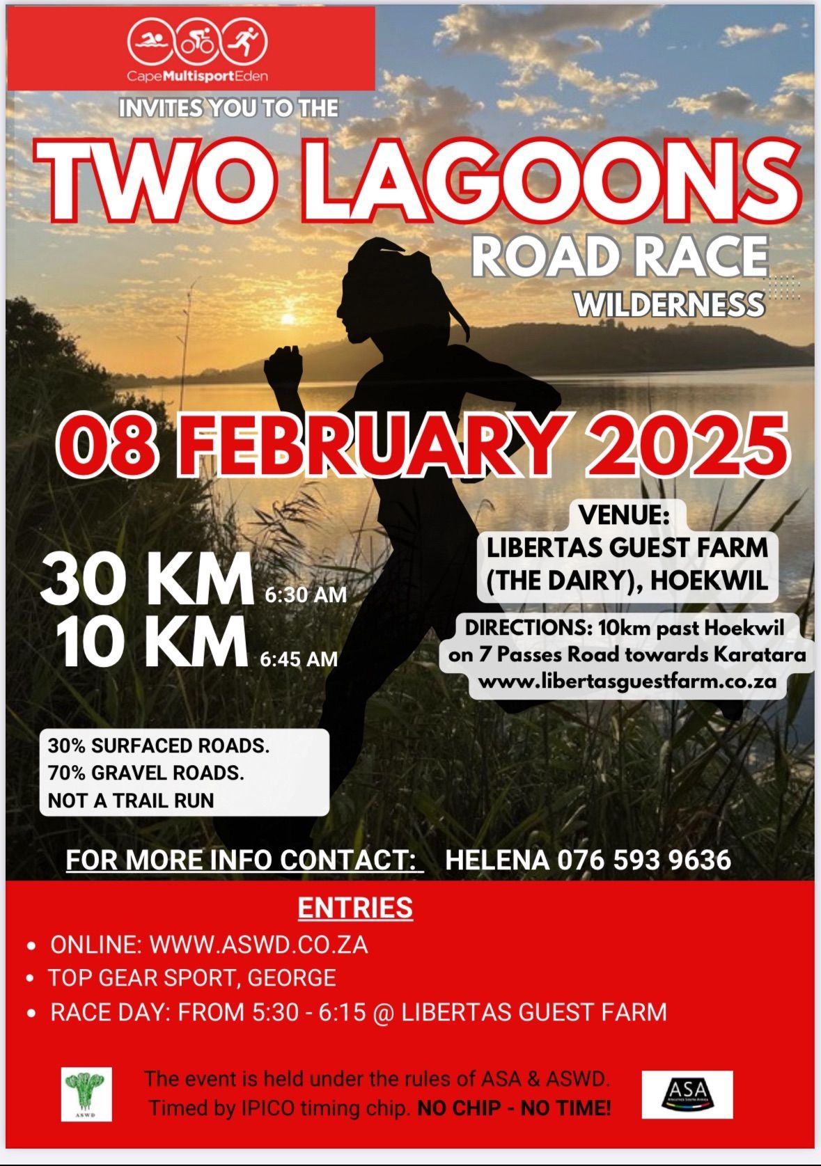 Two lagoon Road Race