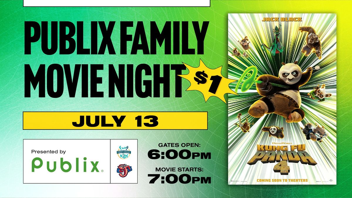 Publix $1 Family Movie Night pres by Fun 4 First Coast Kids